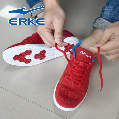 

Erke hongxingerke mens shoes spring&autumn season sneakers men clearance genuine broken mesh breathable casual shoes men