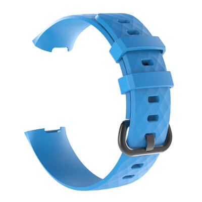 

Creative Silicone Wristband for Fitbit Charge 3 Smart Bracelet Watch Strap