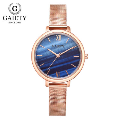 

GAIETY G574 Women\S Watch Personality Large Dial Mesh with Quartz Watch