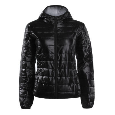 

Winter Women Slim Fit Cotton Padded Coat Hooded Warm Short Jacket