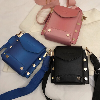 

Small bag female new Korean version of the wild broadband small square bag ins shoulder Messenger phone bag