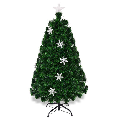 

4567 Multi-Color Lights Artificial Christmas Tree w Snowflakes-4
