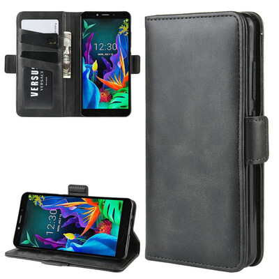

For LG K20 2019 Wallet Case for LG K20 2019 for LG K30 2019 Double Flip Leather Cover Phone Case Capa Etui Fundas