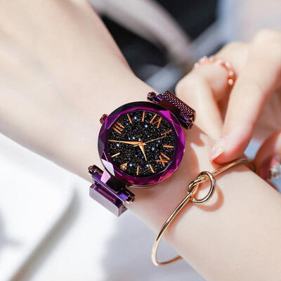 

Luxury Women Watches Magnetic Starry Sky Female Clock Quartz Wristwatch Fashion Ladies Wrist Watch reloj mujer relogio feminino