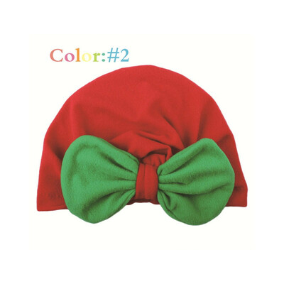 

New Style Baby Hats Velvet Warm Hat Bowknot Beanie Cap Unisex Infant Kids Knit