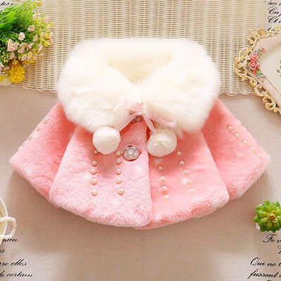 

Baby Infant Boy Girl Autumn Winter Faux Fur Coat Cloak Jacket Thick Warm Clothes