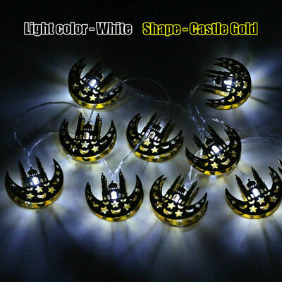 

Ramadan Eid Decorations Fairy Lights LED Mulitcoloured Islam String Lantern