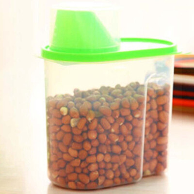 

Kitchen Whole Grains Storage Box Storage Tank Household Transparent Plastic Sealed Cans Food Cans