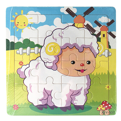 

Gotoamei Wooden Puzzle Educational Developmental Baby Kids Training Toy