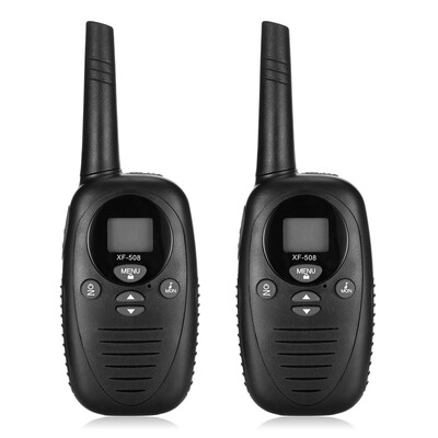 

XF - 508 2pcs Children Walkie Talkies 2-way Radio 8 Channels 3KM Range Belt Clip