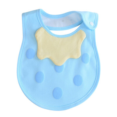 

Newborn Baby Boy Girl Saliva Towel Cotton Candy-Color Feeding Bibs Buttons Bibs Towels Infant Soft Waterproof Burp Cloths