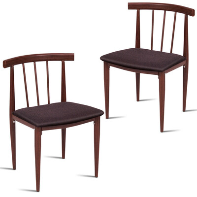 

Set of 2 Fabric Upholstered Dining Chairs