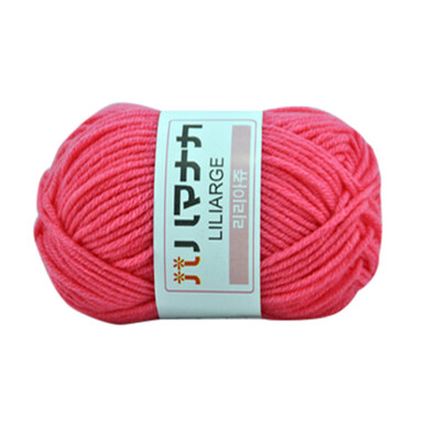 

Gobestart 1PC 25g Chunky Colorful Hand Knitting Milk Cotton Crochet Knitwear Wool A