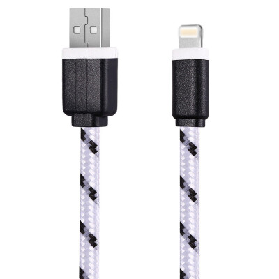 

1M Colorful Nylon Braided 8 Pin Transfer Data Sync Line Charging Cable for iPhone 6 6S 6 Plus 6S Plus