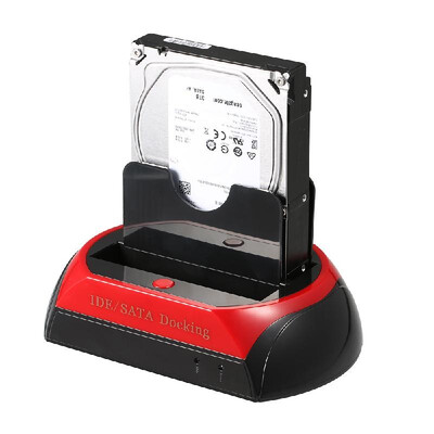 

HDD Docking Station Dual Hard Disk Drive Docking Station Base for 25 Inch 35 Inch IDESATA USB 20