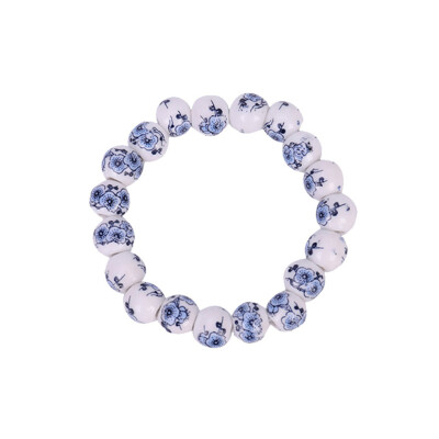 

Blue&White Porcelain Beads Bracelet OL Style Ceramics Accessories Creative Fashion Jewelry Gifts
