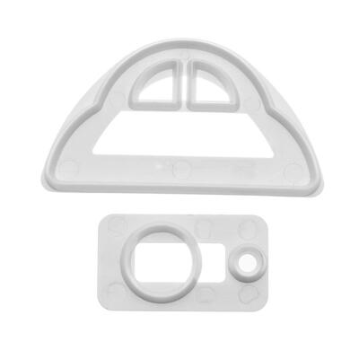 

2pcs Cute Car Cutter Plastic Cake Cookie Decorating Mold Sugarcraft Mold