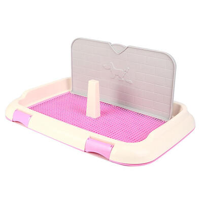 

Portable Dog Cat Toilet Urinal Bowl Potty Bath Tray Pets Training Supplies
