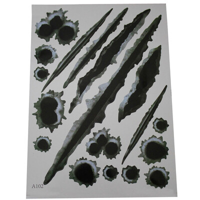 

Tailored Car Sticker Hot Sale Scratch Cracking Simulation Waterproof Stickers A102