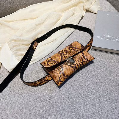 

Tailored Women Retro Serpentine Vintage Leather Messenger Bag Crossbody Bags Chest Bags