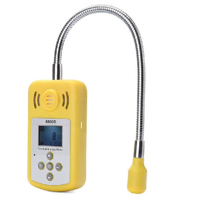 

Professional Combustible Gas Detector Portable Gas Leak Location Determine Tester with LCD Display&Sound-light Alarm