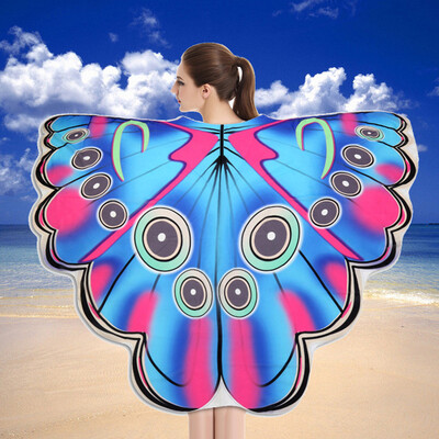 

Gobestart Soft Fabric Butterfly Wings Shawl Fairy Ladies Nymph Pixie Costume Accessory