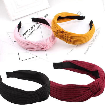 

Women Turban Crochet Knitted Headwrap Headband Winter Hair Band 2017 Fashion