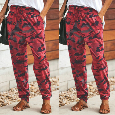 

Tailored Womens Camouflage Printed Fashion Pants Women Sports Leisure Pants