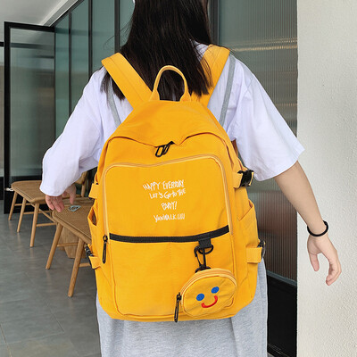 

2019 new bag female Korean version of the high school ins super fire college students casual wild son girl backpack