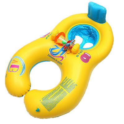 

Seat Circle Double Baby Swimming Ring Inflatable Floats Bathtub Pool Toy