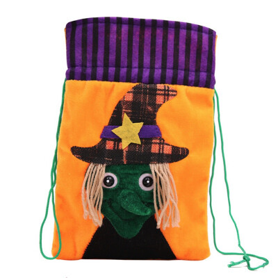 

Halloween Non-woven Fabrics Pumpkin Bags Halloween Props Kids Children Toys Candy Bag Party Supplies