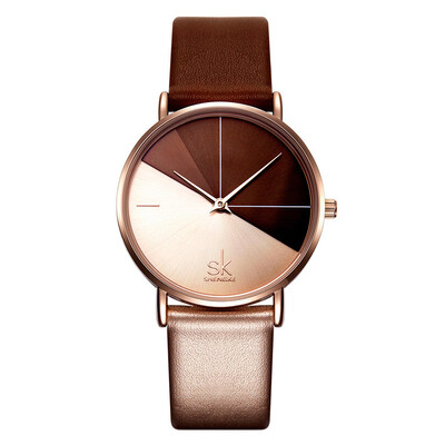 

Relogio Feminino Luxury Women Watches Girl Quartz Watch Casual Leather Ladies Dress Watch Women Clock Montre Femme 2019 Shengke