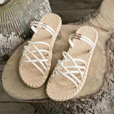 

Evening sandals with long skirts fairy flat bottoms in the tide of students to catch the summer