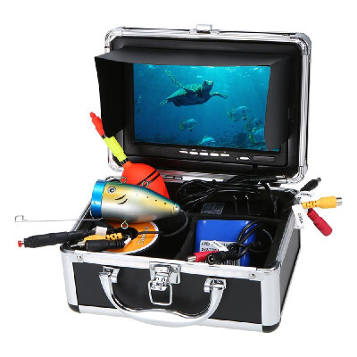 

Lixada Portable 9 inch LCD Monitor Fish Finder Waterproof Underwater Fishing Camera 24 PCS LED Lamps 15M Cable for Sea Fishing