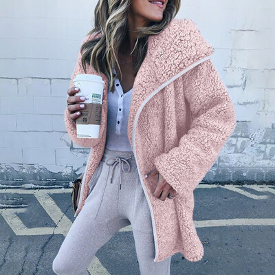 

Roseonmyhand Women Winter Long Sleeve Hoodies Cardigan Sweater Casual Jacket Coat