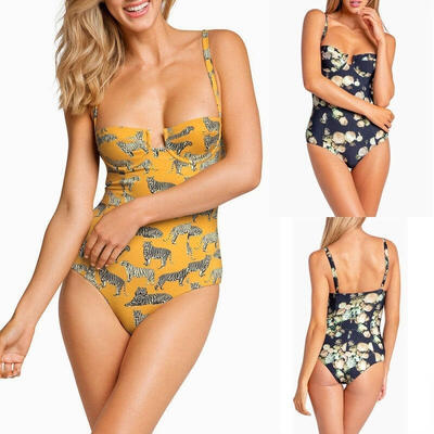 

Women One-piece Swimsuit Swimwear Beachwear Push-up Bikini Bathing Monokini