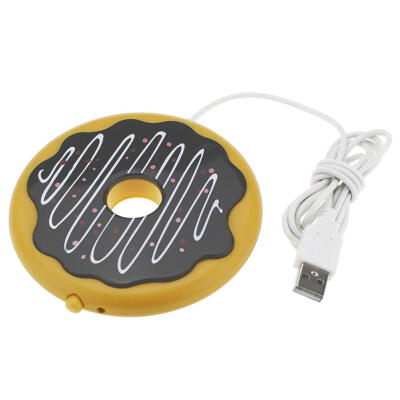 

Donut Shape Insulation Coaster USB Warm Cup Heating Device Warmer Pad