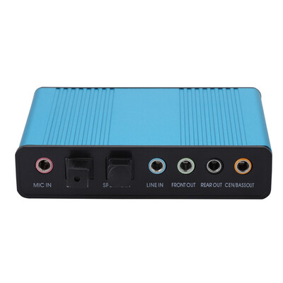 

Greensen 6 Channel 51 USB External SPDIF Optical Sound Card Audio Adapter for Laptop PC Desktop