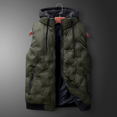 

Toponeto Fashion Men Autum Winter Solid Outwear Vest Jacket Tops Blouse