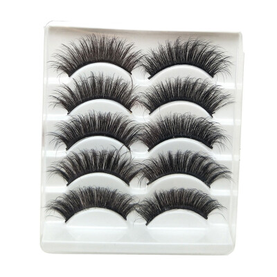 

〖Follure〗Luxury Makeup 5Pair 3D False Lashes Fluffy Strip Eye Mix lashes Natural Party