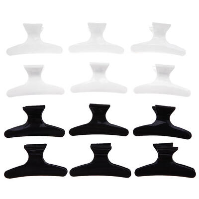 

12pcsSet Butterfly Hairpin Clip Clamp Plastic Headdress Hair Styling Tool