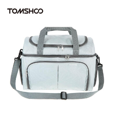 

TOMSHOO Thermal Insulated Cooler Lunch Bag Food Box Handbag Outdoor Picnic Storage Bag 20L