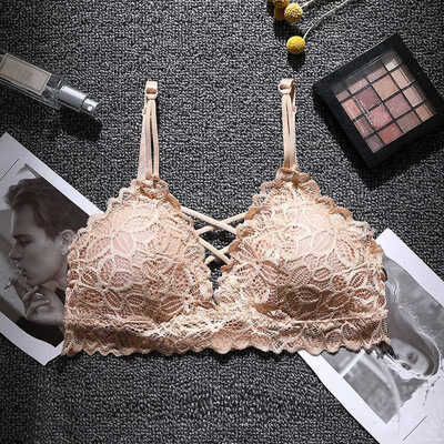 

2019 Sexy Lingerie Soft Bras Seamless Lace Bra Women Wireless Thin Padded Underwear