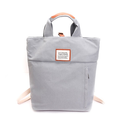 

New College Style Canvas Backpack Men And Women Campus Backpacks Children School Bags