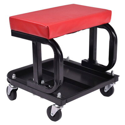 

Ktaxon 300lbs Auto Shop Mechanics Rolling Creeper Seat Garage Tray Padded Work Chair US