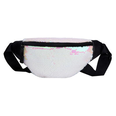 

Sequins Shoulder Waist Belt Packs Phone Fanny Pouch Women Glitter Chest Bag