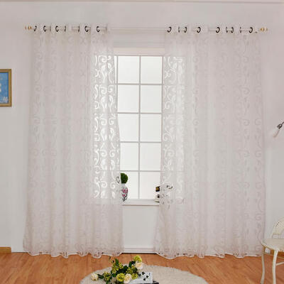 

3D Rattan Hook Jacquard Yarn Punching Curtain Window Shading Purdah Decor