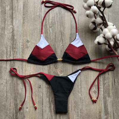 

Roseonmyhand Feshion Womens Sexy Bikini Set Hot Stamp Sport Swimwear Push-Up Padded Swimsuit