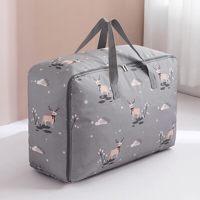 

Gobestart Home Quilt Blanket Foldable Moisture Proof Dust-Proof Zipper Storage Bag
