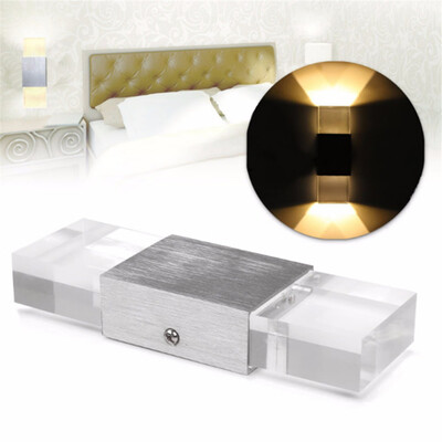 

〖Follure〗Modern Aluminum Square LED Wall Light Porch Bar Spot Lamp Lighting Home Decor